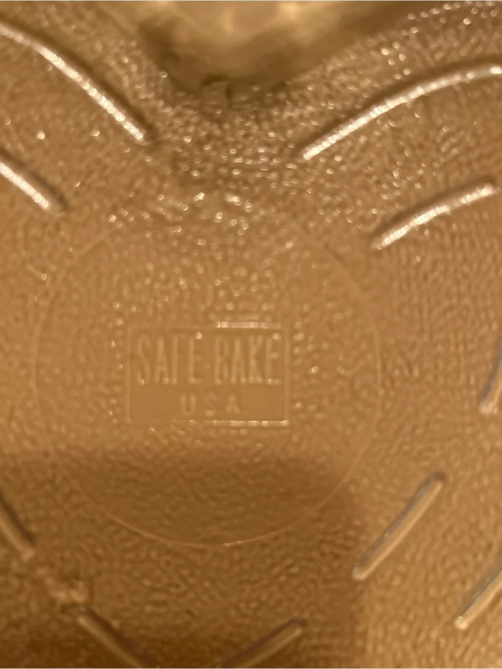 💖 Vintage Safe Bake USA Clear Glass Heart Baking Dish 💖